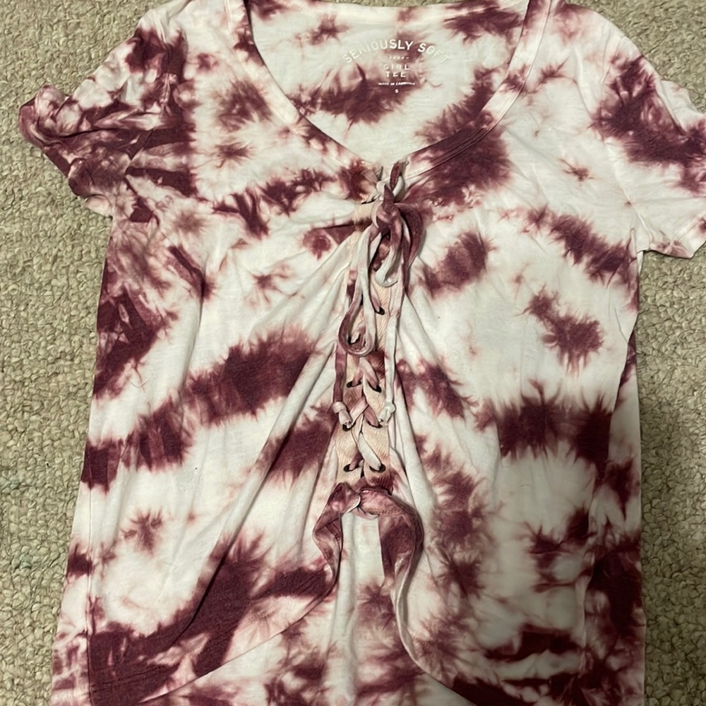 Tie dye short sleeve